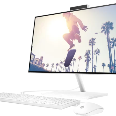 HP 24-1C22 AIO, INTEL CORE I5-12TH GEN, 8GB/512SSD, 23.8″ FHD TOUCHSCREEN, WIN 11 HOME, STARRY WHITE (782H9EA) - Image 3