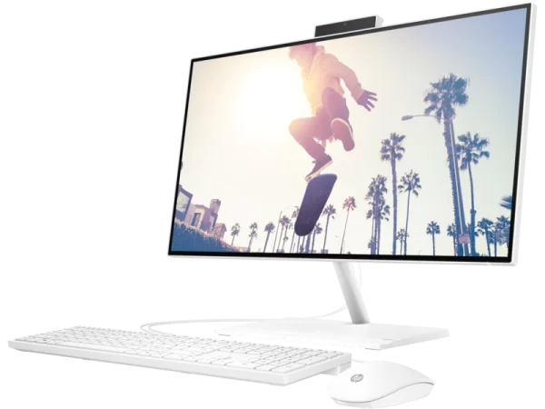 HP 24-1C22 AIO, INTEL CORE I5-12TH GEN, 8GB/512SSD, 23.8″ FHD TOUCHSCREEN, WIN 11 HOME, STARRY WHITE (782H9EA) - Image 3