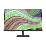 The HP P24V is a 24-inch monitor that offers a clear and vibrant display. With both VGA and HDMI ports, it provides versatile connectivity options for various devices. It's a reliable choice for everyday computing tasks, whether for work or personal use.
