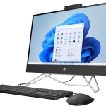HP 24 AIO, INTEL CORE i7-12TH GEN, 8GB/512SSD, NVIDIA GEFORCE MX450 2GB GRAPHICS FHD IPS, WIN 11PR0, JET BLACK, KEYBOARD, MOUSE, TOUCHSCREEN (7G8X0EA)