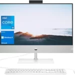 HP PAVILION 24 -CA1091NH AIO PC, INTEL CORE I5-12400T, 8GB /512SSD /2GB NVIDIA GEFORCE MX450 DEDICATED GRAPHICS, 23.8" TOUCHSCREEN FHD, WIN11 HOME, WIRED KEYBOARD &MOUSE, SNOW FLAKE WHITE (6X8X0EA) (7 UNITS LEFT)