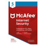 MCAFEE INTERNET SECURITY 5 USER, 1YEAR